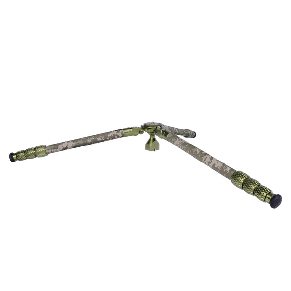 SIRUI CT-3204 Explorer Camouflage 2in1 Tripod Carbon with 15° Leveling Base 150 cm high - CT Series-Optics Force