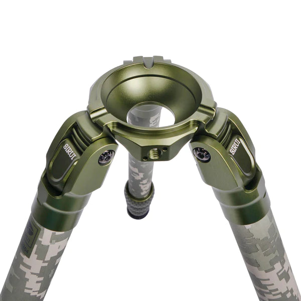 SIRUI CT-3204 Explorer Camouflage 2in1 Tripod Carbon with 15° Leveling Base 150 cm high - CT Series-Optics Force