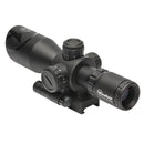 Firefield Barrage 2.5-10x40 Riflescope with Green Laser-Optics Force