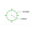Holosun SCS-MOS Reflex Sight 1x Solar/Battery Powered for Glock MOS Matte | SCS-M-GR