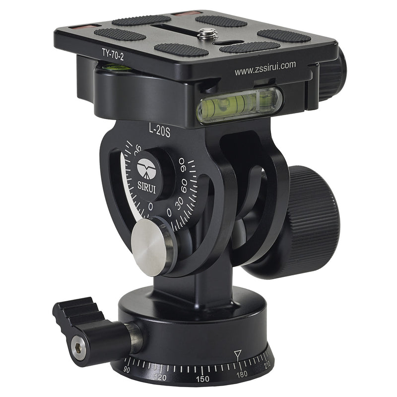 SIRUI L Series Monopod Pan & Tilt Heads W/QR Plate (Arca-compatible)-Optics Force