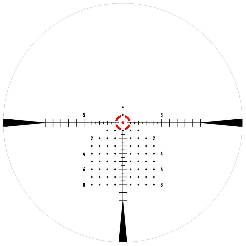 C&H LPVO (Low Power Variable Optic) 2-12x Red Dot Rifle Scope For Gas Or Bolt Rifle