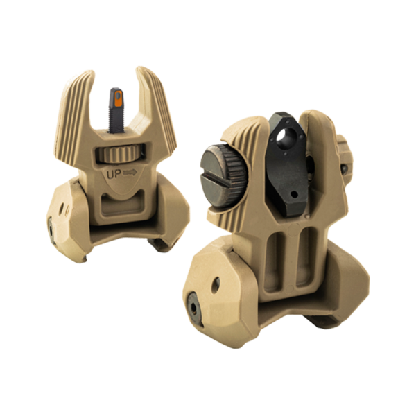 Meprolight MEPRO FRBS Self-Illuminated Flip Backup Sights with Hyper-Bright™ Front Sight