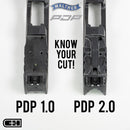 C&H Walther DEFENSE PDP 1.0 to Trijicon RMR / SRO / Holosun 407C / 507C / 507Comp / 508T / C&H EDC-XL / COMP