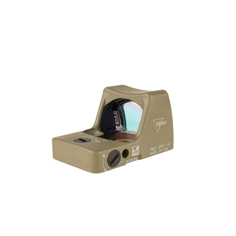 Trijicon 700624 RMR Type 2 Flat Dark Earth 1 X 0.89" x 0.67" 3.25 MOA Red Dot