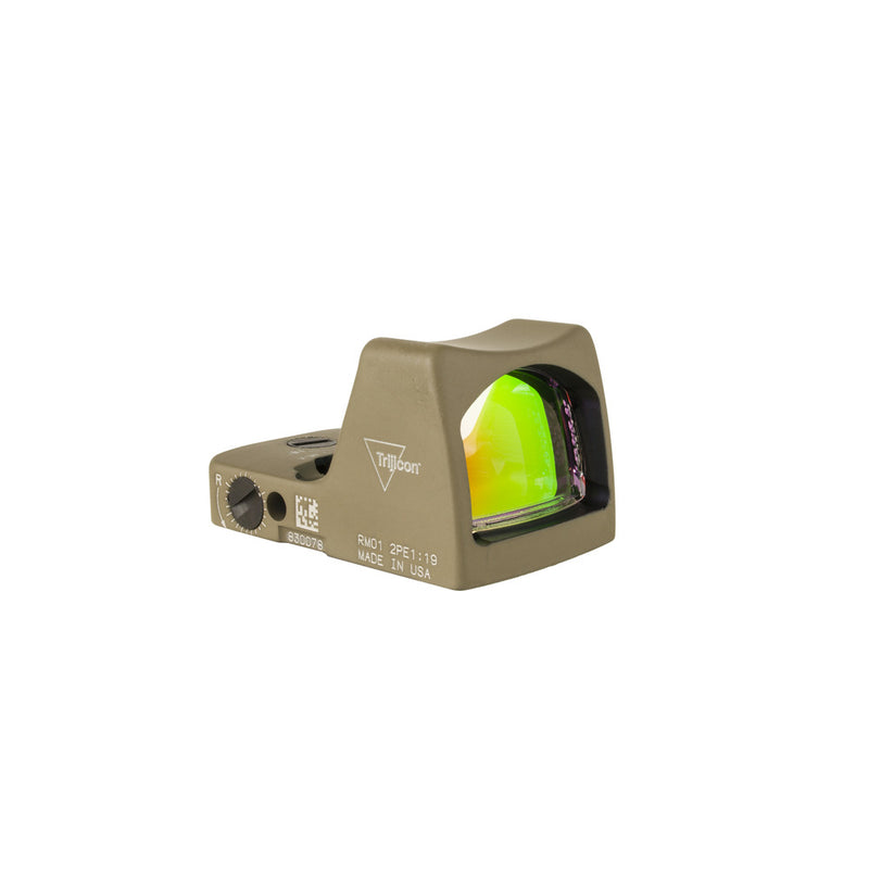 Trijicon 700624 RMR Type 2 Flat Dark Earth 1 X 0.89" x 0.67" 3.25 MOA Red Dot
