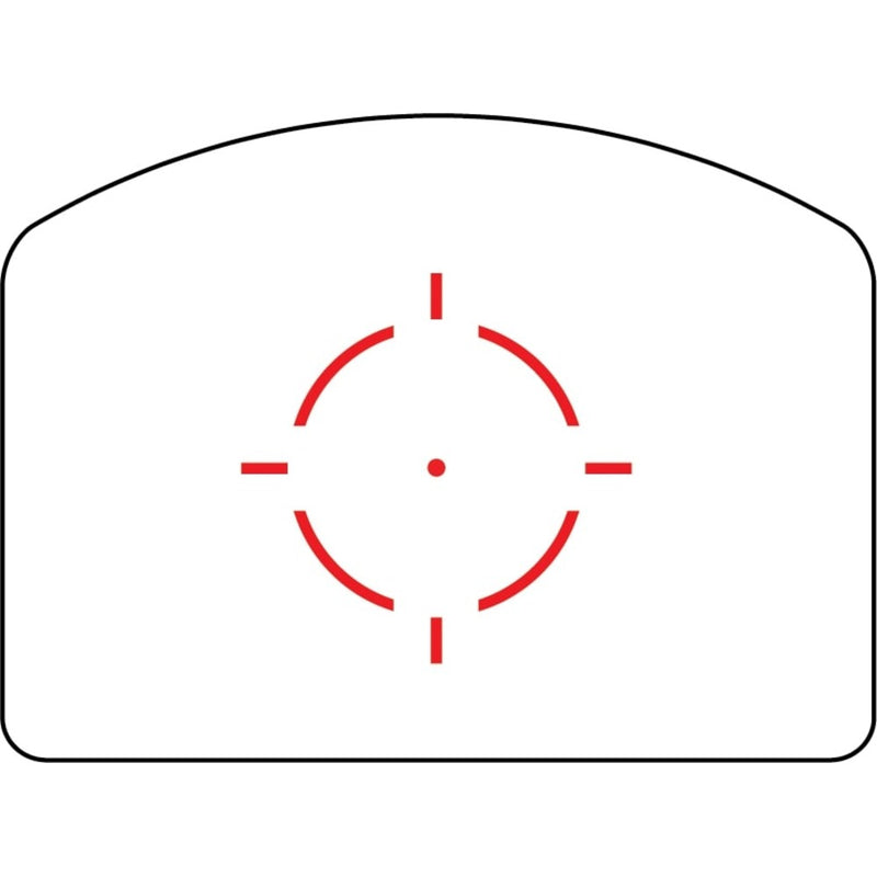 Trijicon 3200001 RMR HD Matte Black 1 MOA Red Dot and 55 MOA Circle - Multi Reticle