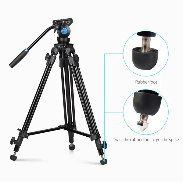 SIRUI SH05 Video Tripod & Fluid Head-Optics Force