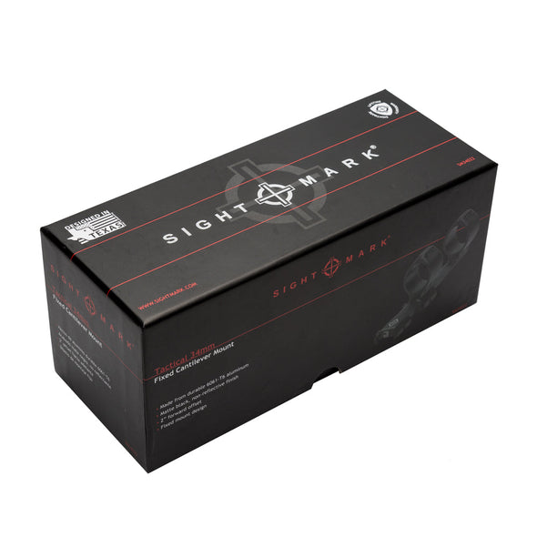 Sightmark Tactical 34mm Fixed Cantilever Mount w/ 20MOA-Optics Force
