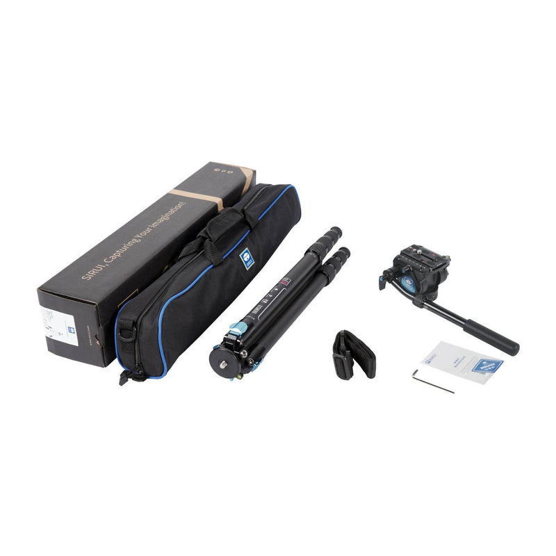 SIRUI ST-224+VH-10 Carbon Fiber Video Tripod Kit