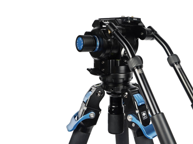 SIRUI SVT75Lite + SVH15 Rapid Professional Video Carbon Fibre Tripod Kit-Optics Force