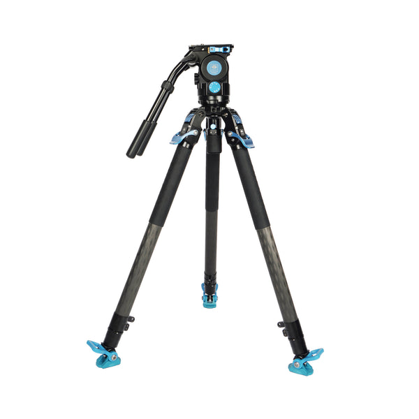 SIRUI SVT75Lite + SVH15 Rapid Professional Video Carbon Fibre Tripod Kit-Optics Force