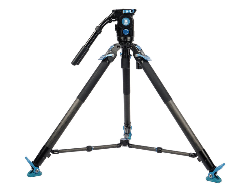 SIRUI SVT75 Pro + SVH15 Rapid Professional Video Carbon Fiber Tripod Kit-Optics Force