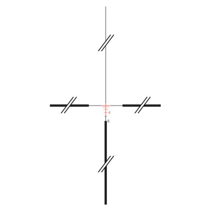Trijicon 100190 ACOG Black Hardcoat Anodized 4x 32mm LED Illuminated Red Crosshair .223/5.56 BDC Reticle