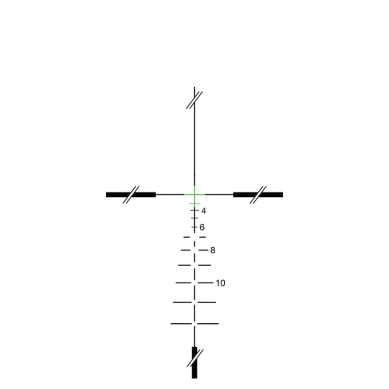 Trijicon 100502 ACOG Matte Black 3.5x 35mm 30mm-35mm Tube LED Illuminated Green Crosshair 308/7.62 BDC Reticle