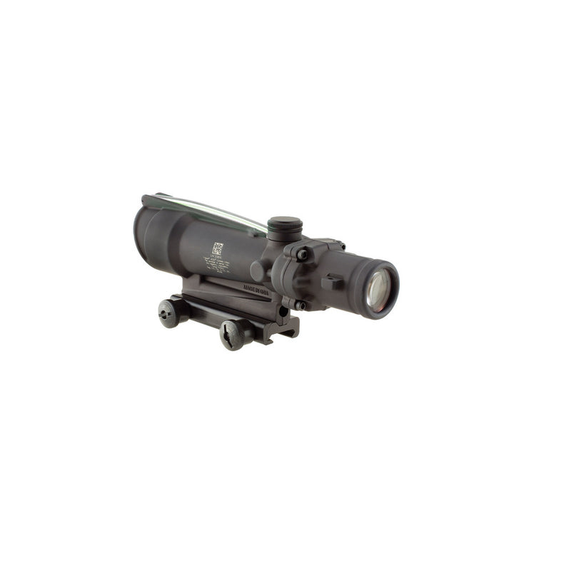 Trijicon 100155 ACOG Black Hardcoat Anodized 3.5x 35mm Illuminated Green Horseshoe 308 Ballistic Reticle