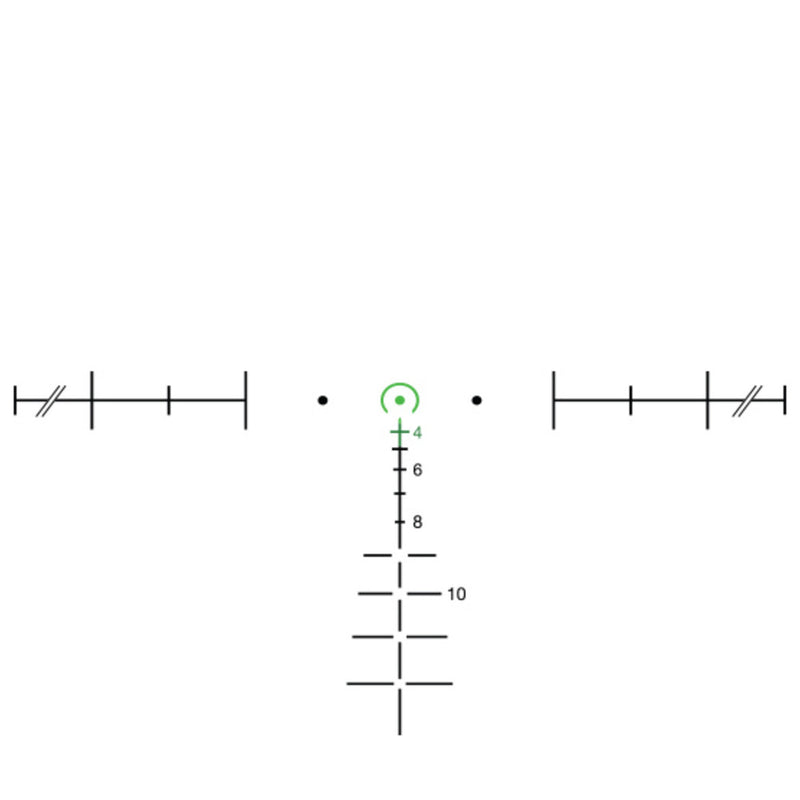 Trijicon 100155 ACOG Black Hardcoat Anodized 3.5x 35mm Illuminated Green Horseshoe 308 Ballistic Reticle