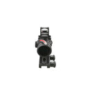Trijicon 100550 ACOG Combo Matte Black 4x32mm Illuminated Red Crosshair .223 BDC Reticle