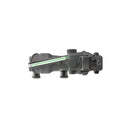 Trijicon 100552 ACOG Combo 4x 32mm Obj 36.80 ft @ 100 yds FOV Matte Black Finish Dual Illuminated Green Crosshair 223 Ballistic, RMR Type 2 3.25 MOA