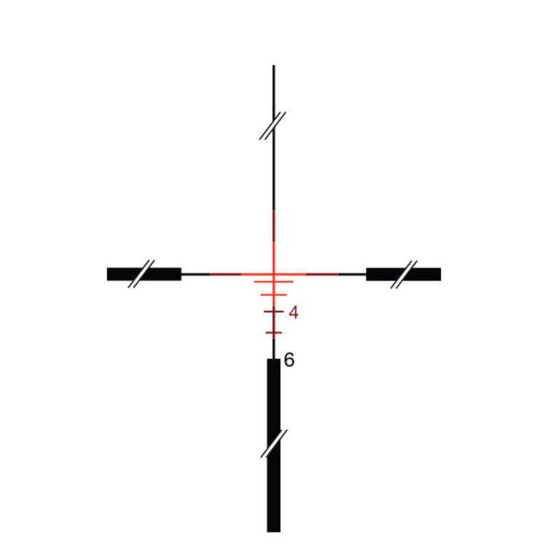 Trijicon 100233 ACOG Black Hardcoat Anodized 4x32mm Illuminated Red Crosshair .223/5.56 BDC Reticle