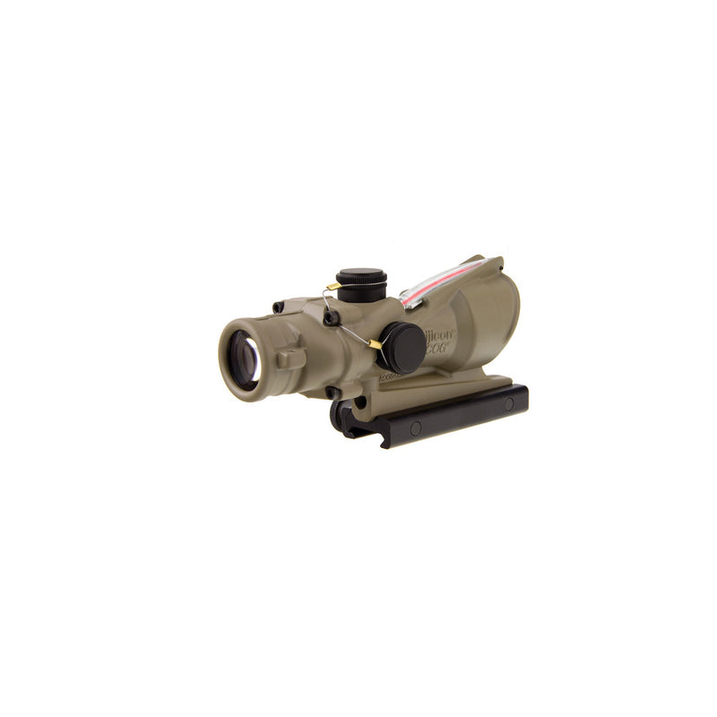 Trijicon 100310 ACOG Flat Dark Earth 4x32mm Illuminated Red Chevron .223/5.56 BDC Reticle