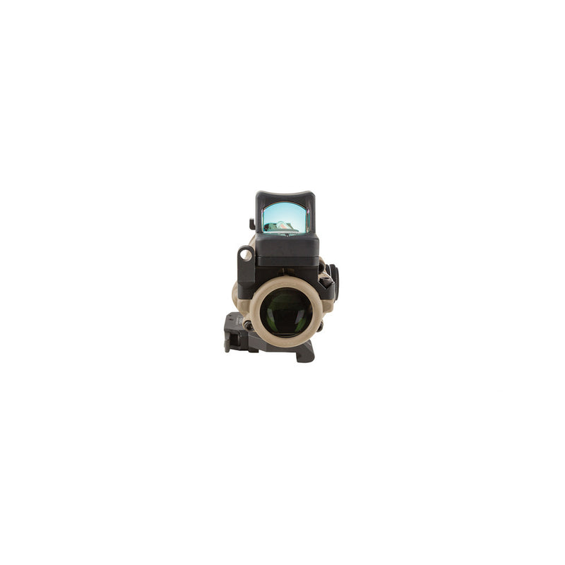 Trijicon 100553 ACOG ECOS Combo Flat Dark Earth 4x32mm Illuminated Red Crosshair .223 BDC Reticle