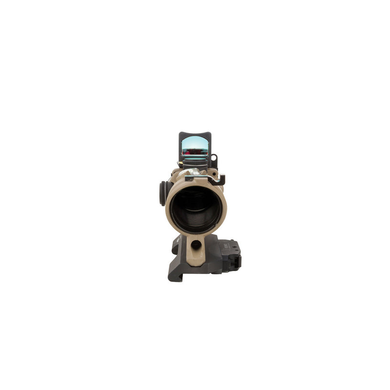 Trijicon 100553 ACOG ECOS Combo Flat Dark Earth 4x32mm Illuminated Red Crosshair .223 BDC Reticle