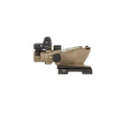 Trijicon 100554 ACOG ECOS Combo Flat Dark Earth 4x32mm Illuminated Green Crosshair .223/5.56 BDC Reticle