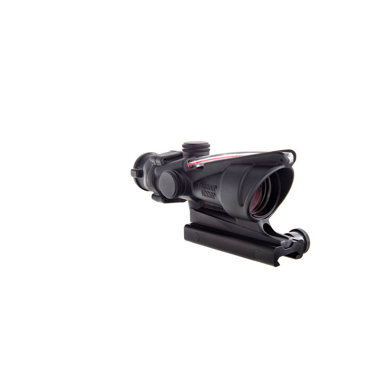 Trijicon 100220 ACOG Black Hardcoat Anodized 4x32mm Illuminated Red Horseshoe w/ Red Dot 6.8 SPC Reticle