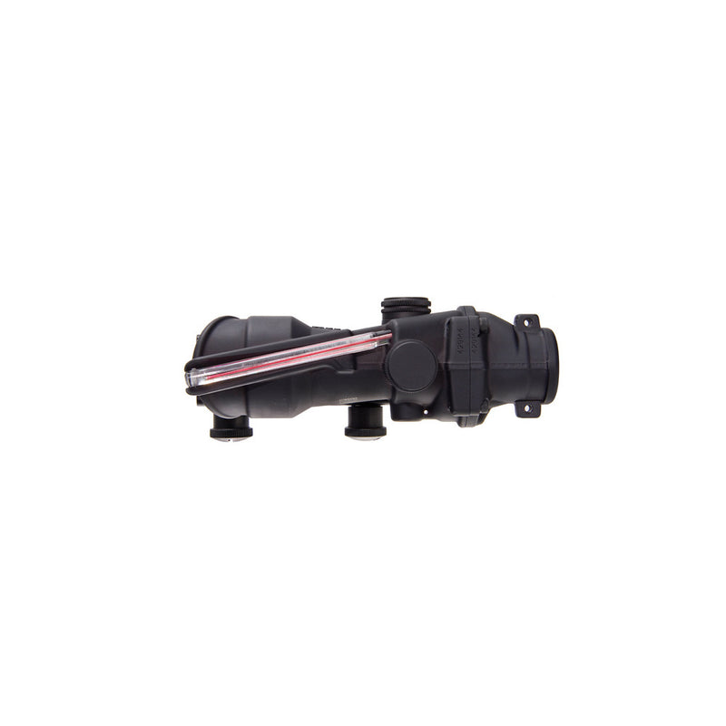 Trijicon 100220 ACOG Black Hardcoat Anodized 4x32mm Illuminated Red Horseshoe w/ Red Dot 6.8 SPC Reticle