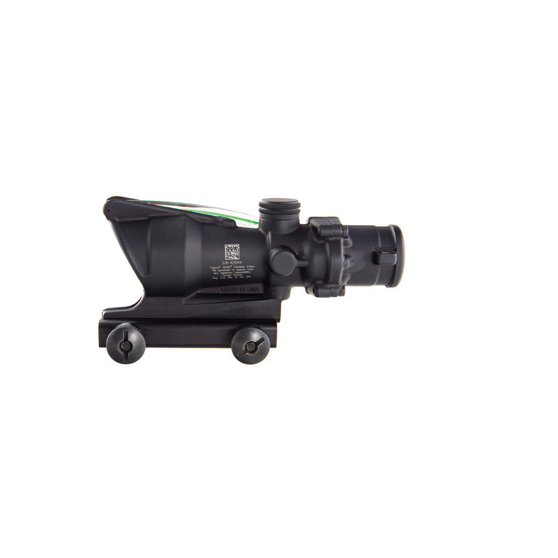 Trijicon 100224 ACOG Black Hardcoat Anodized 4x32mm Illuminated Green Horseshoe .223/5.56 BDC Reticle