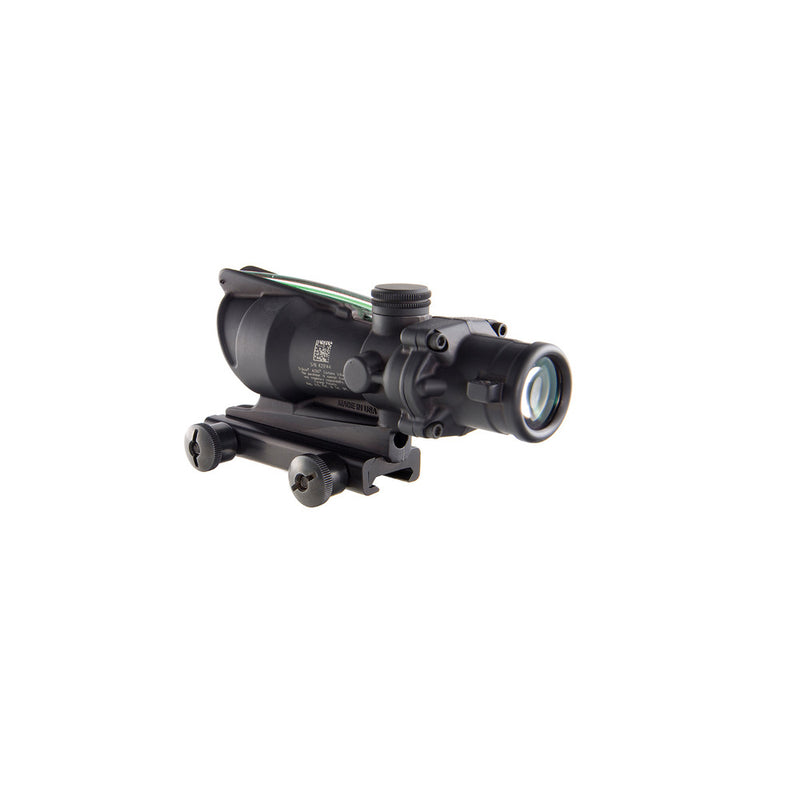 Trijicon 100224 ACOG Black Hardcoat Anodized 4x32mm Illuminated Green Horseshoe .223/5.56 BDC Reticle