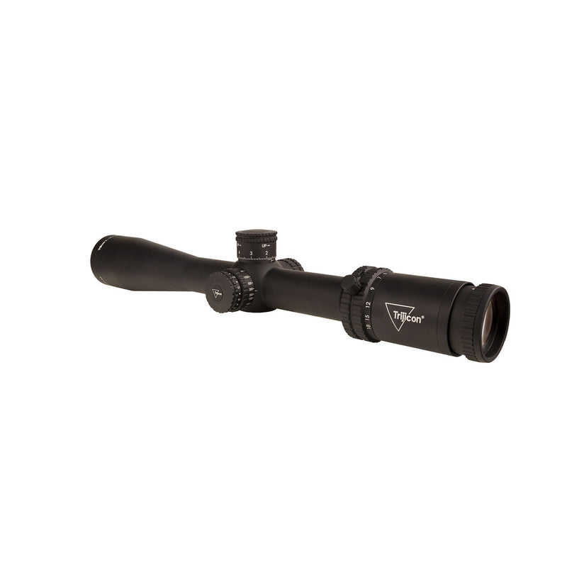 Trijicon 3000007 Tenmile Matte Black 4-24x50mm 30mm Tube LED Illuminated MRAD Ranging w/Red Dot Reticle