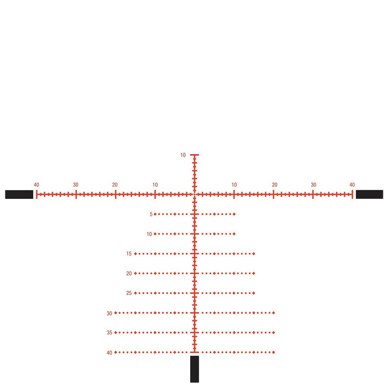 Trijicon 3000012 Tenmile Matte Black 4.5-30x56mm 34mm Tube LED Illuminated Red/Green MRAD Precision Tree Reticle