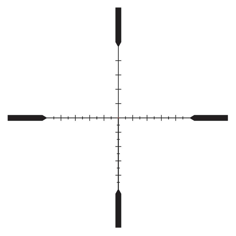 Trijicon 3000007 Tenmile Matte Black 4-24x50mm 30mm Tube LED Illuminated MRAD Ranging w/Red Dot Reticle