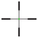 Trijicon 200002 AccuPoint Black Hardcoat Anodized 3-9x 40mm 1" Tube Illuminated Duplex Crosshair w/Green Dot Reticle