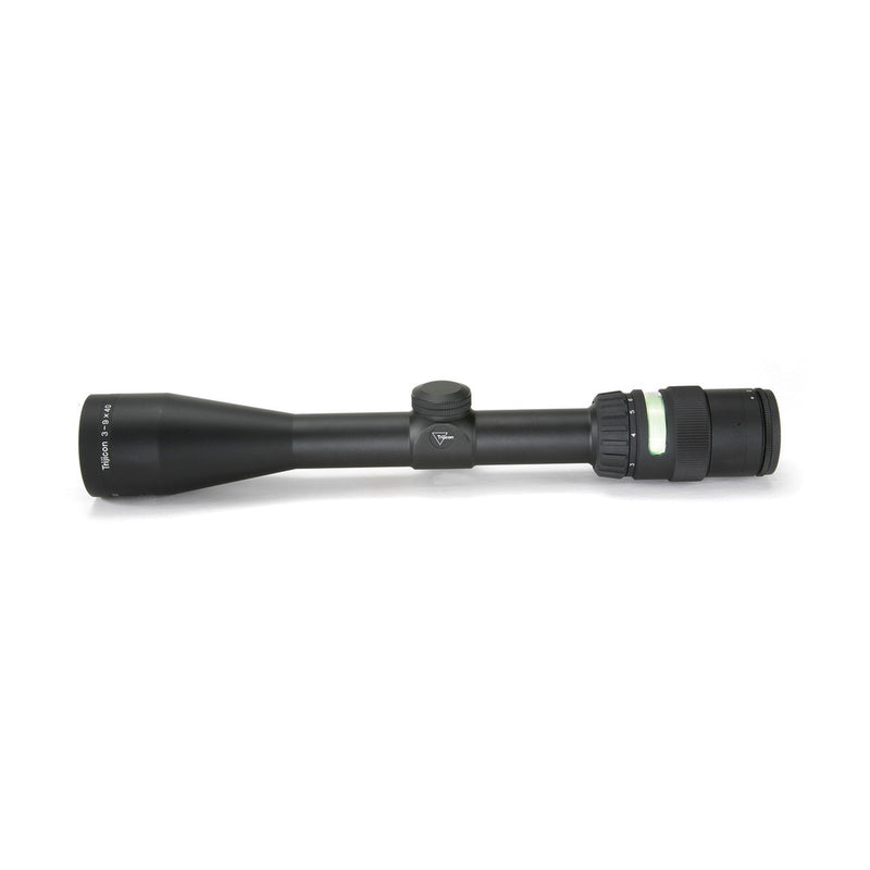 Trijicon 200008 AccuPoint Black Hardcoat Anodized 3-9x 40mm 1" Tube Illuminated Green Triangle Post Reticle