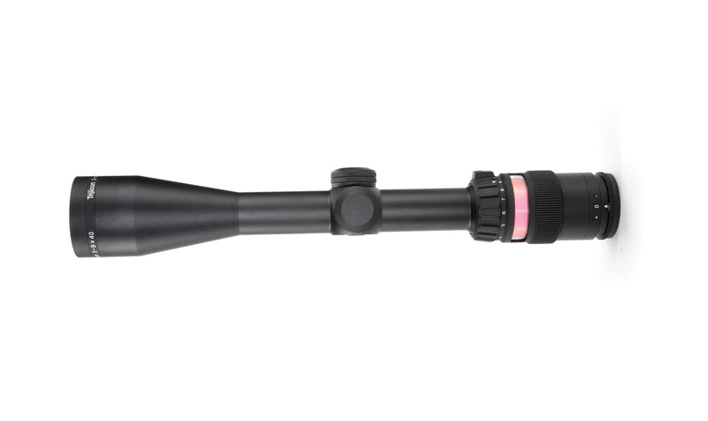 Trijicon 200010 AccuPoint Black Hardcoat Anodized 3-9x 40mm 1" Tube Illuminated Red Triangle Post Reticle