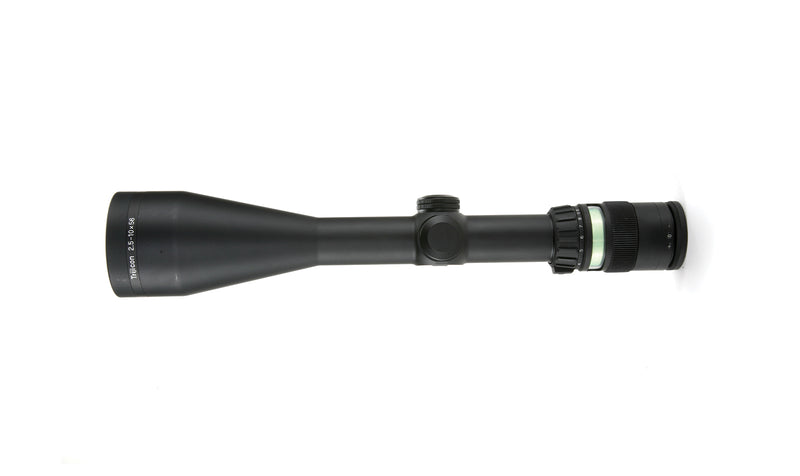 Trijicon 200024 AccuPoint Black Hardcoat Anodized 2.5-10x56mm 30mm Tube Illuminated Duplex Crosshair w/Green Dot Reticle