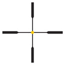 Trijicon 200023 AccuPoint Black Hardcoat Anodized 2.5-10x56mm 30mm Tube Illuminated Duplex Crosshair w/Amber Dot Reticle