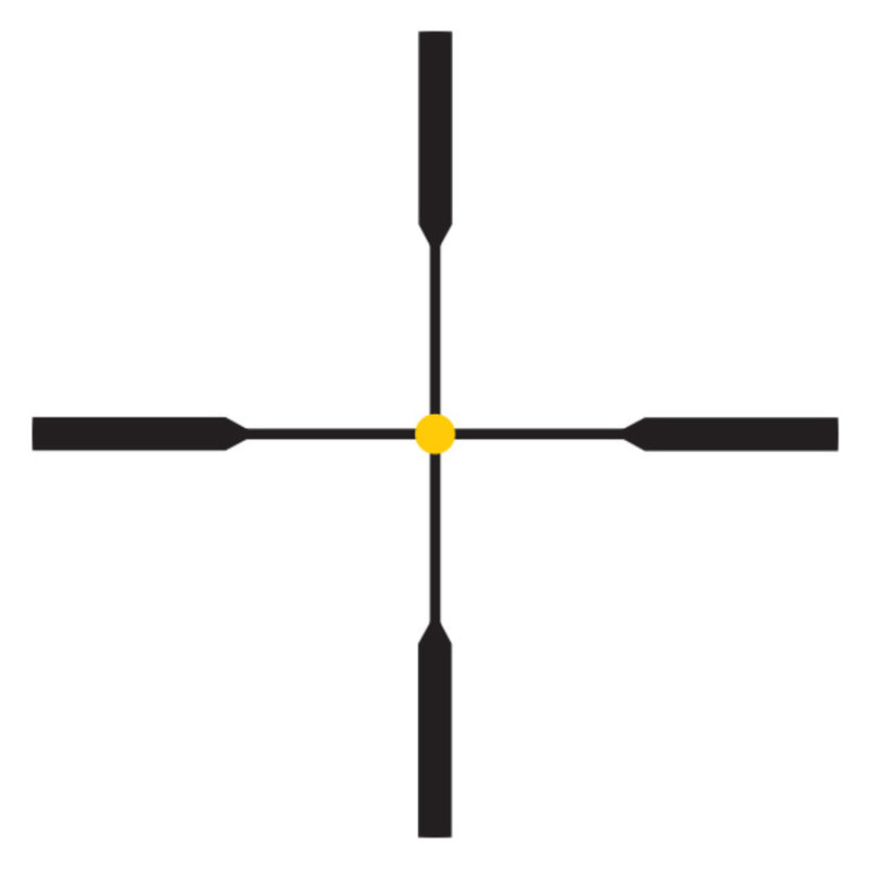 Trijicon 200023 AccuPoint Black Hardcoat Anodized 2.5-10x56mm 30mm Tube Illuminated Duplex Crosshair w/Amber Dot Reticle