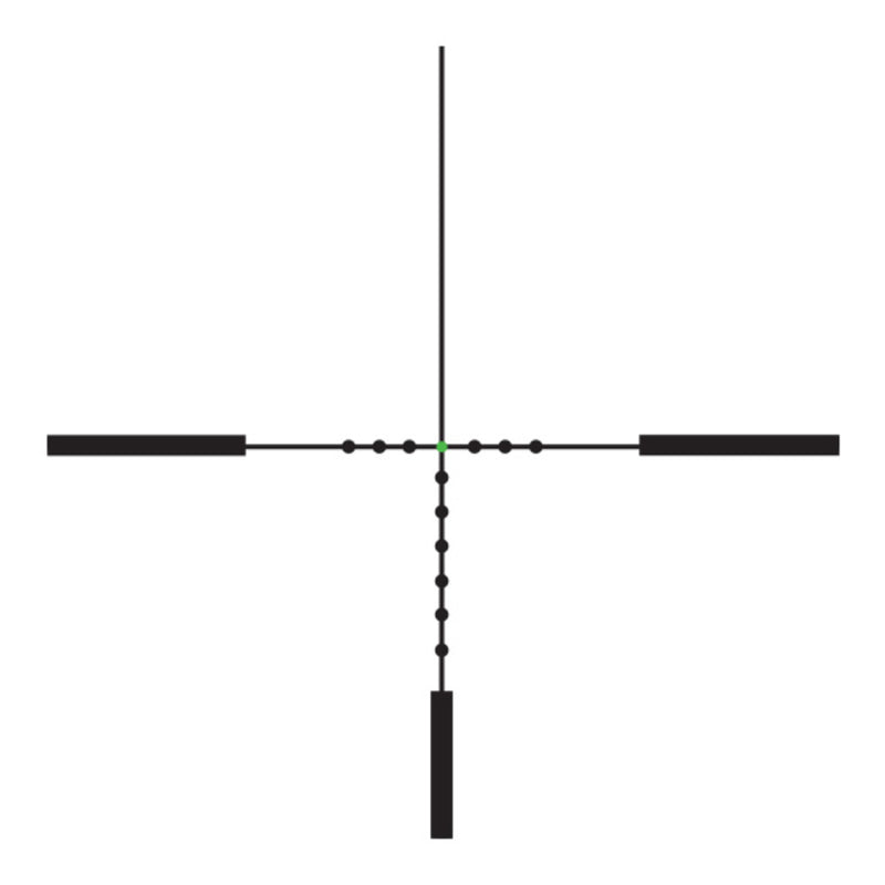 Trijicon 200104 AccuPoint Black Hardcoat Anodized 2.5-12.5x42mm 30mm Tube Illuminated MOA-Dot Crosshair w/Green Dot Reticle