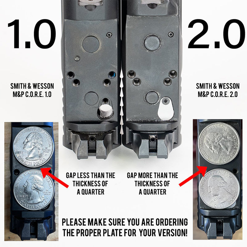 C&H Precision Weapons Mp Core M2.0 Mil / Leo To Leupold Delta Point Pro (Dpp) And Eotech Eflx