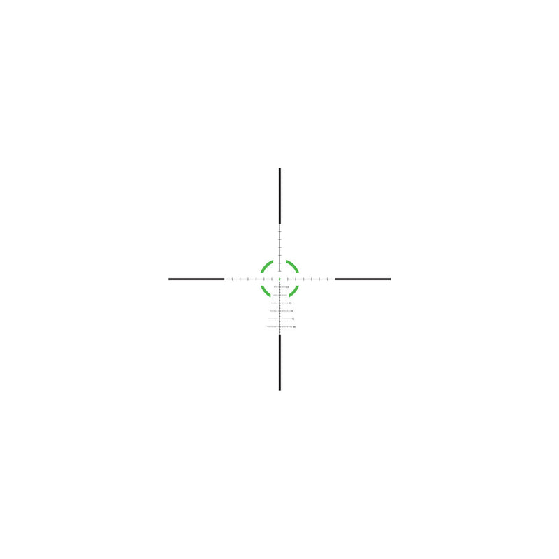 Trijicon 1600036 VCOG Matte Black 1-6x24mm 30mm Tube LED Illuminated Green Segmented Circle w/Crosshair MOA Reticle