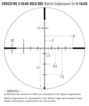 Vortex Optics Crossfire 4-16x50 Dead-Hold BDC (MOA) Reticle