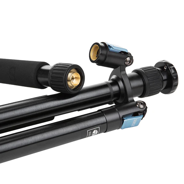 SIRUI W Series Water\Dust Proof Tripods (Converts to a Monopod, has a low profile split center column) 4 leg sections-Optics Force