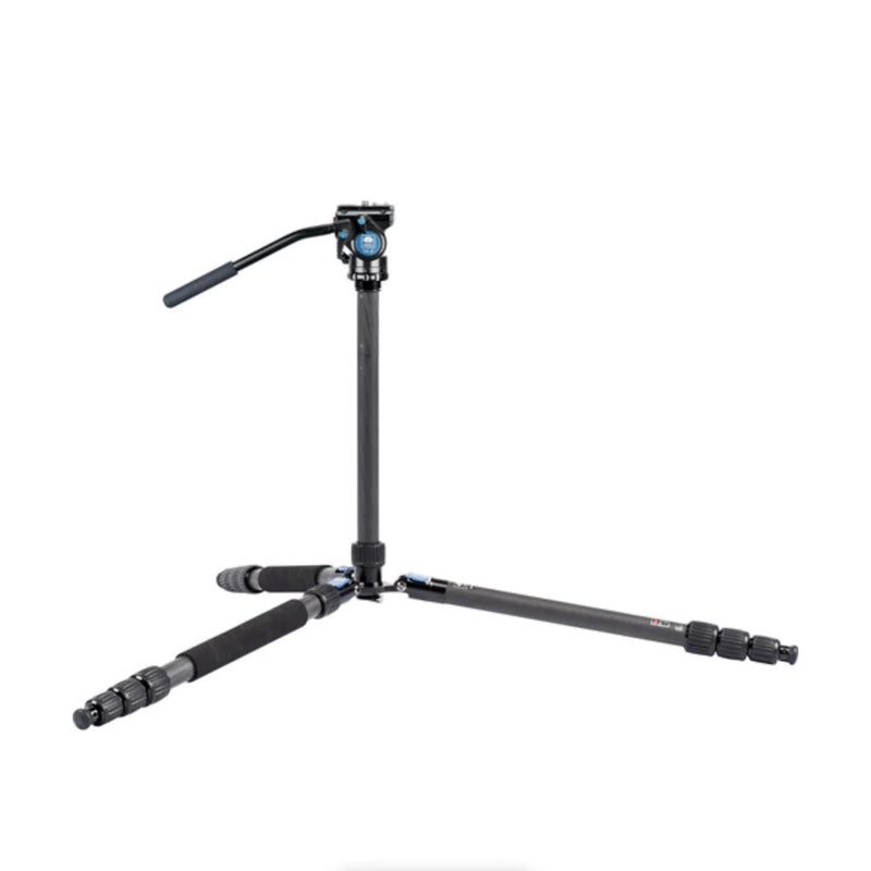 SIRUI W-2204 Series Carbon Fiber Tripod & VA-5 Ultra-Compact Video Head Kit-Optics Force