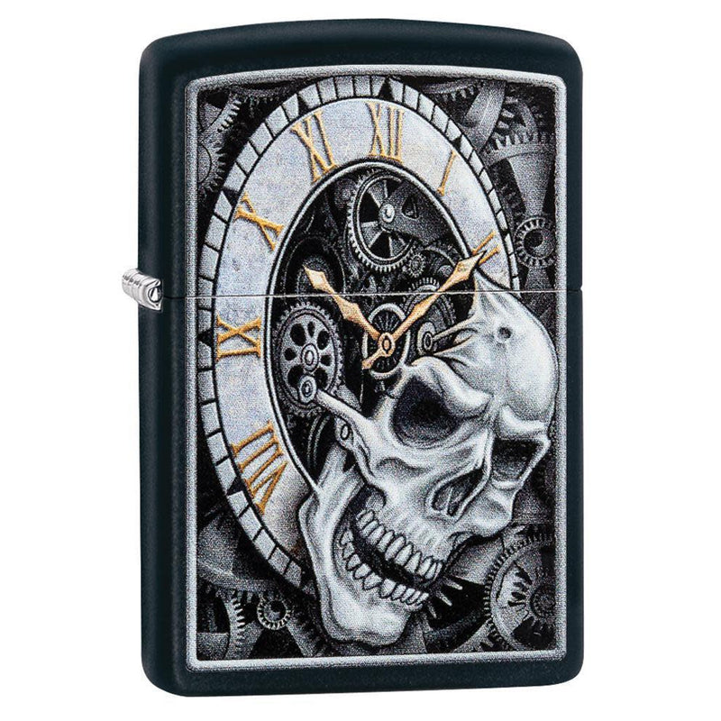 Zippo Skull Clock Design-Optics Force