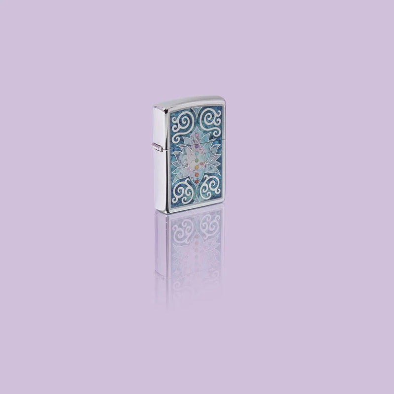 Zippo Lotus Flower Design-Optics Force