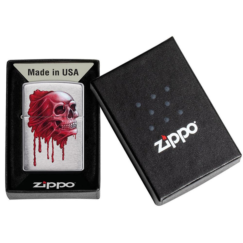 Zippo Skull Design-Optics Force